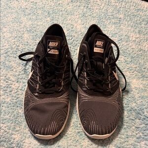 Nike Flex Adapt Black and White Running Shoes